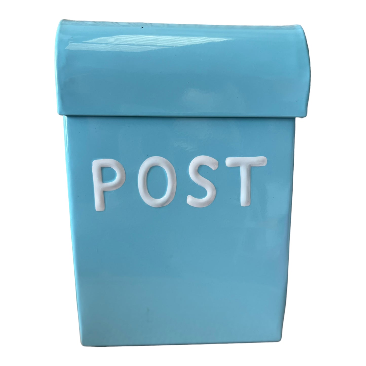 Carnival Homewares Medium Post Box, Soft Aqua
