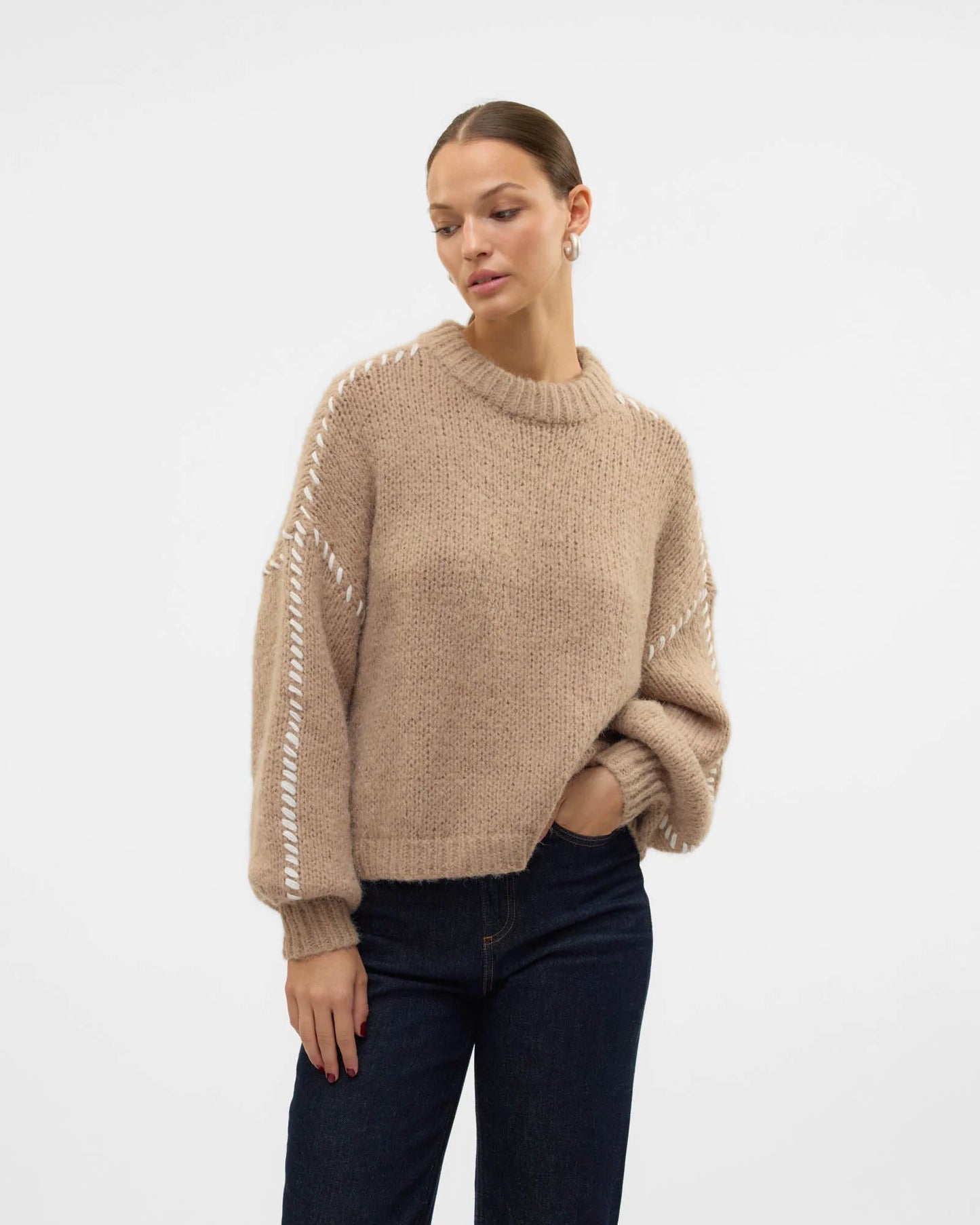 Vero Moda Feng Knit, Camel