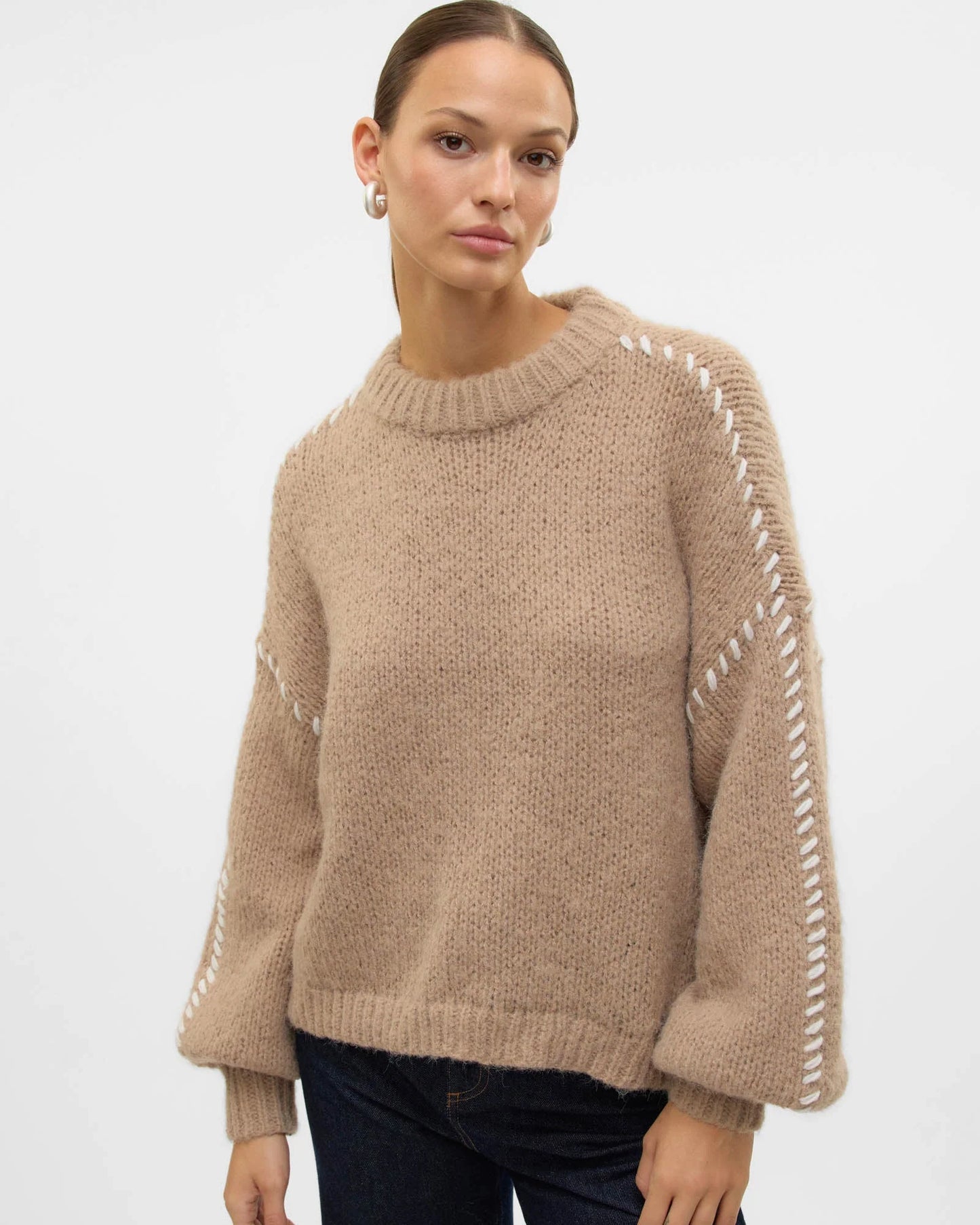 Vero Moda Feng Knit, Camel