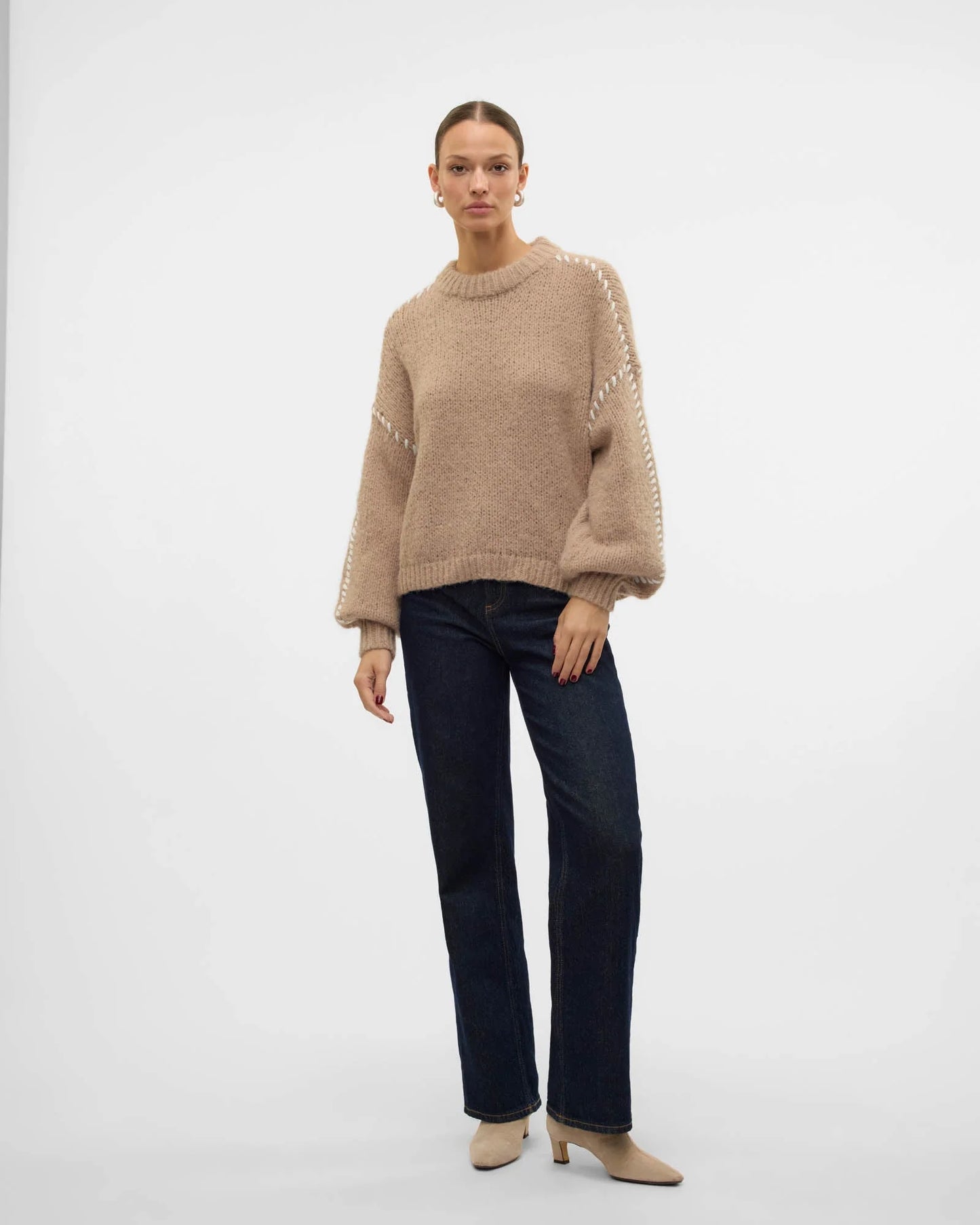 Vero Moda Feng Knit, Camel
