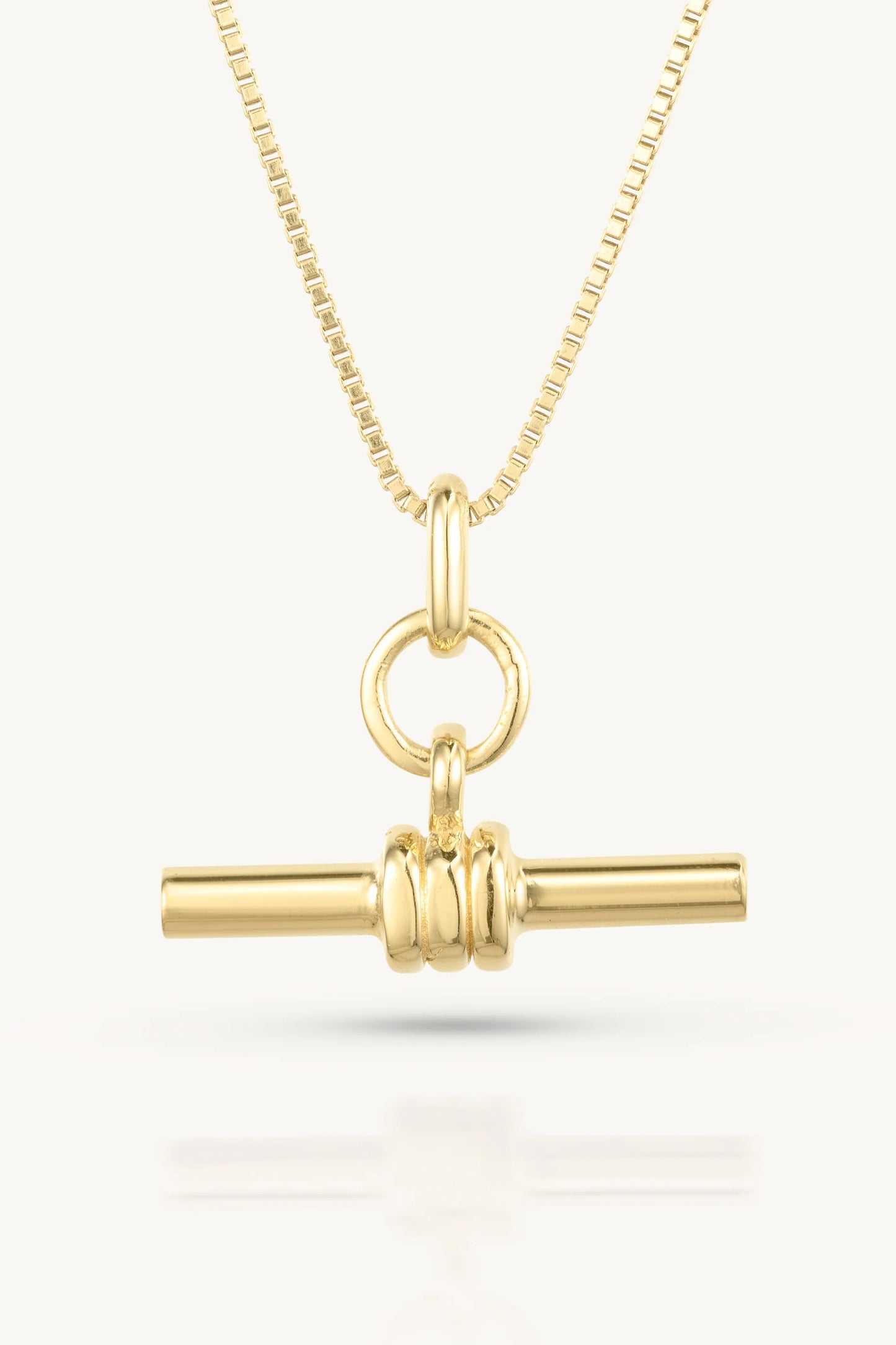 ToniMay Unisex Fob Necklace, Gold