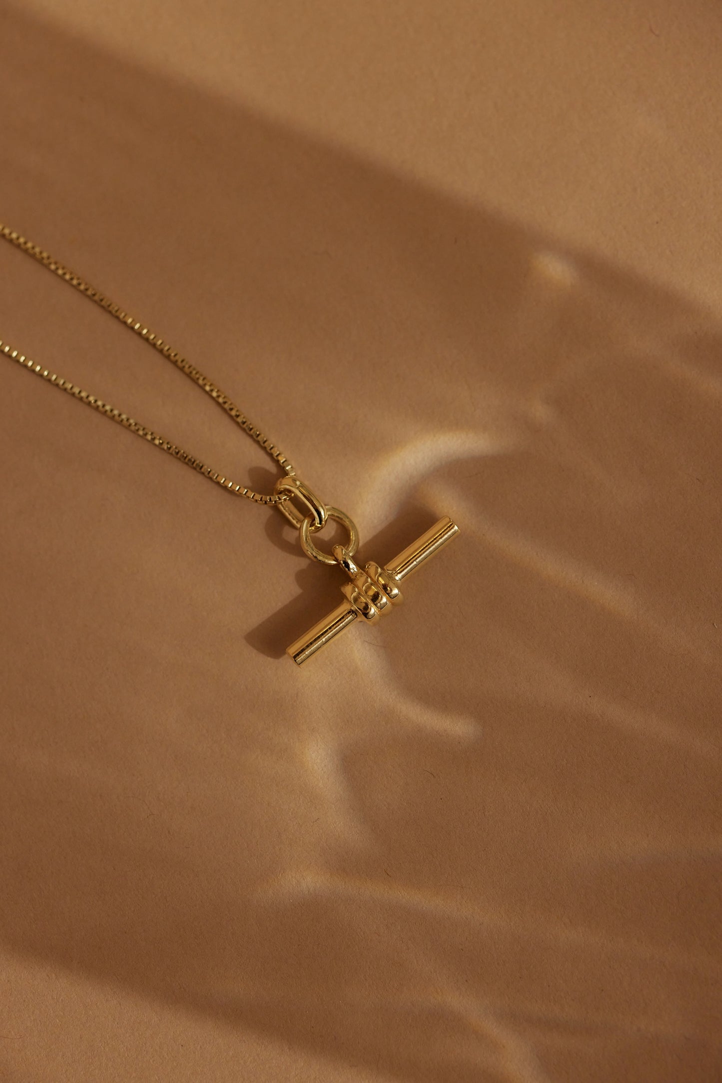 ToniMay Unisex Fob Necklace, Gold