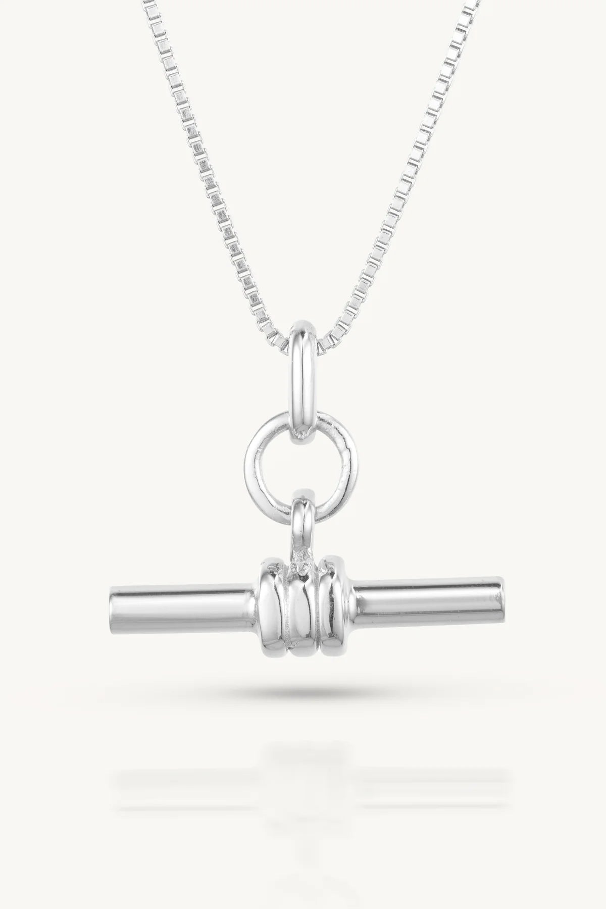 ToniMay Mens (unisex) Fob Necklace, Silver
