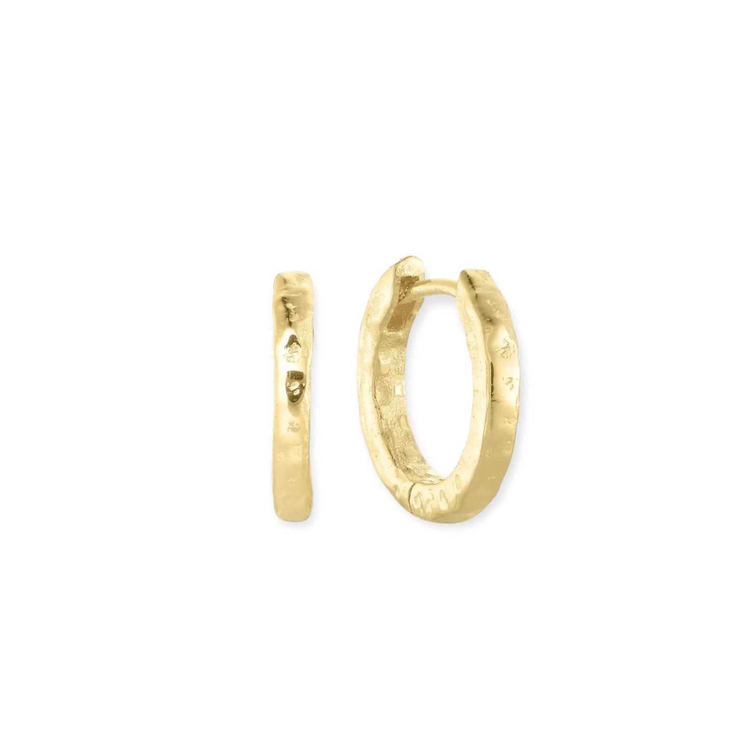 ToniMay Textured Huggies, Medium Gold