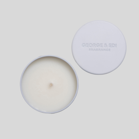 George & Edi Mini Candle in a Tin, Peony