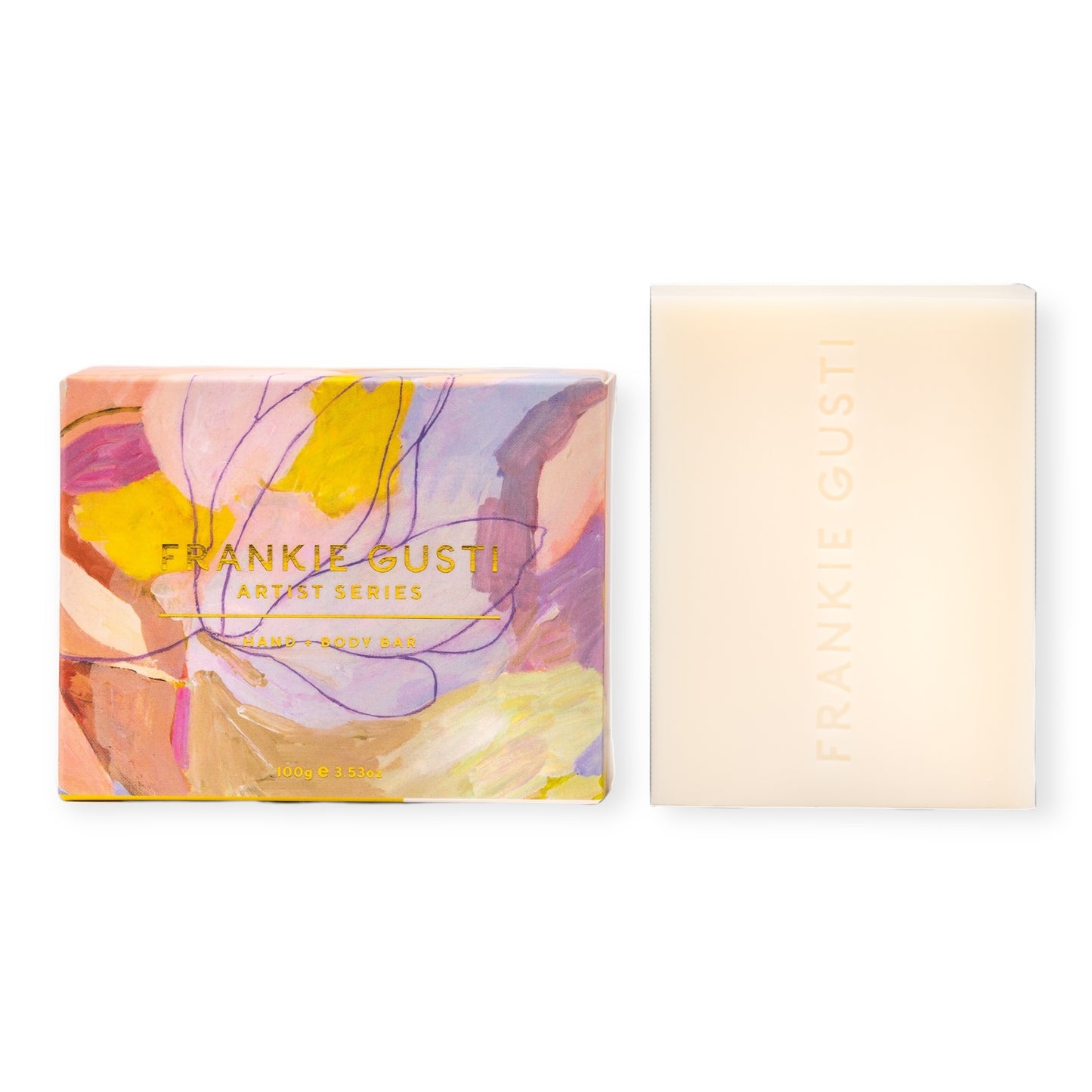 Frankie Gusti Artist Series Hand & Body Bar, Japanese Honeysuckle