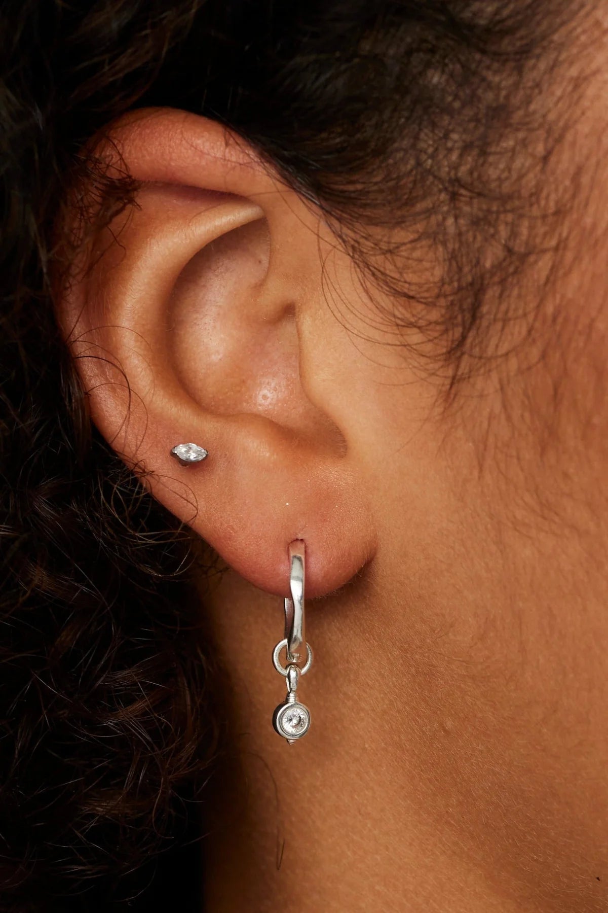 ToniMay Drop Earring Charm, Silver
