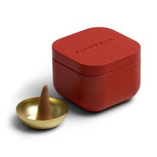 Paddywax 20 Incense Cones + Holder, Saffron Rose