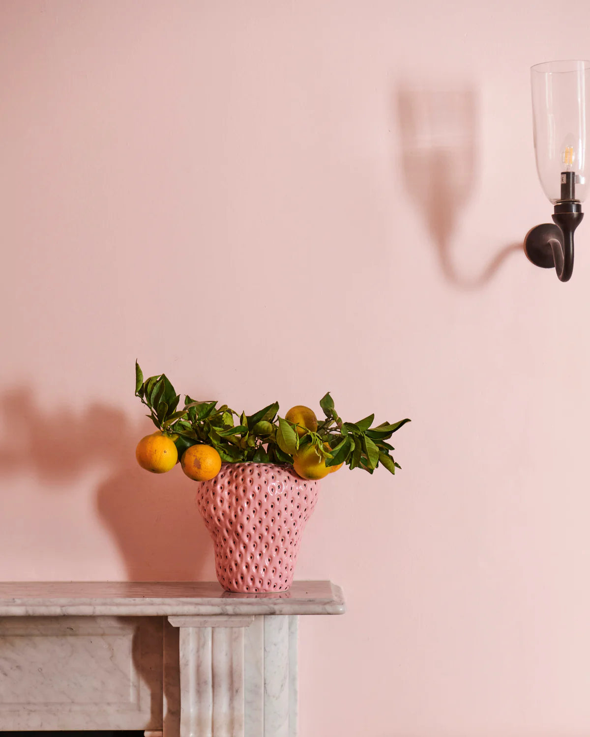 Kip & Co Pineberry Vase, Pink