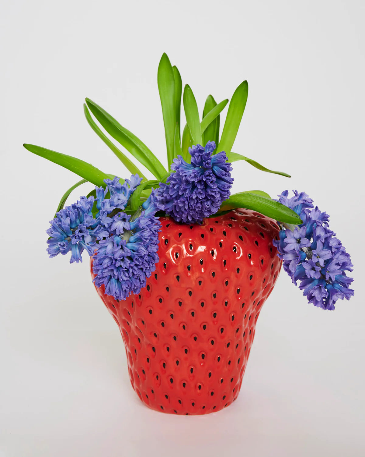 Kip & Co Strawberry Vase, Red