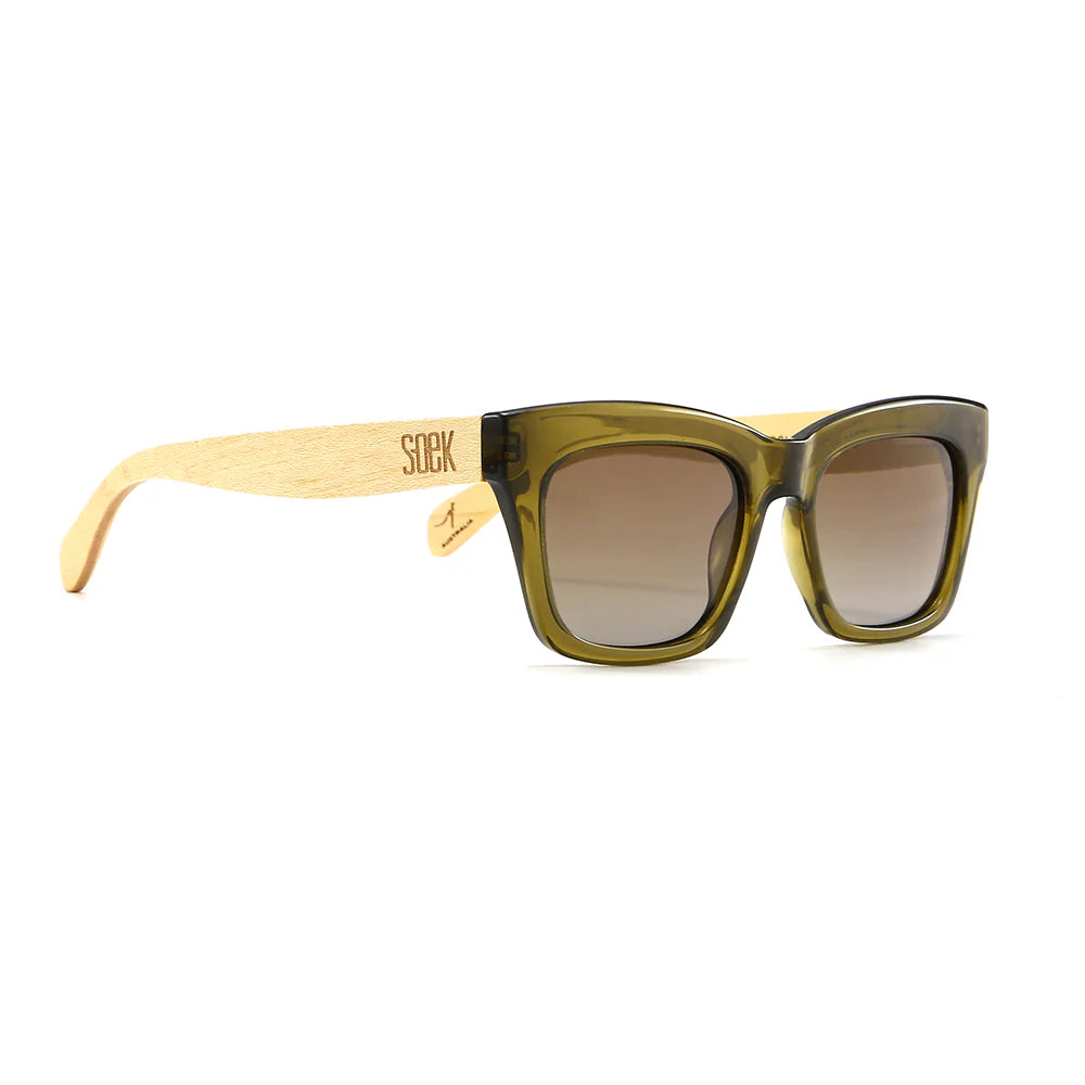 Soek Morgan Moss Sunglasses, Khaki