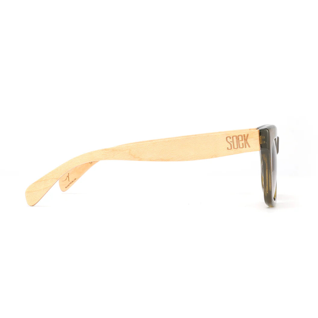 Soek Morgan Moss Sunglasses, Khaki