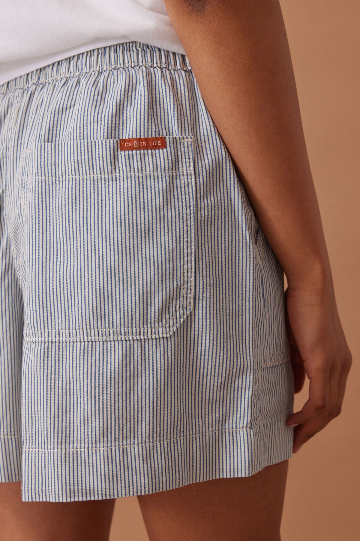 Ceres Life Weekender Short, Fresh Blue Stripe