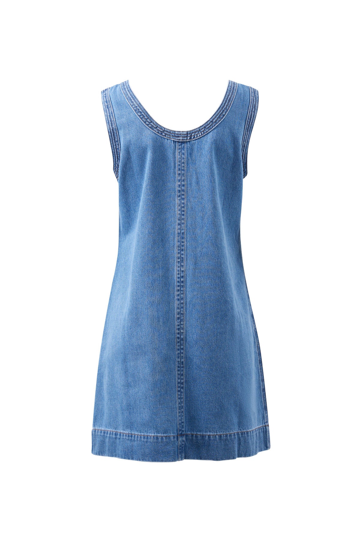Ceres Sunny Denim Tank Dress, Vintage Blue