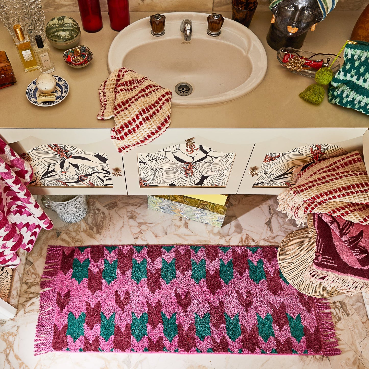 Sage & Clare Bath Runner, Arlette
