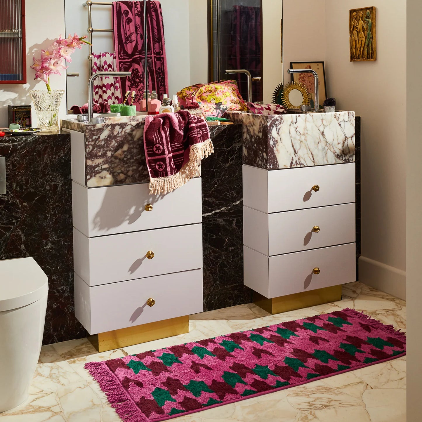 Sage & Clare Bath Runner, Arlette