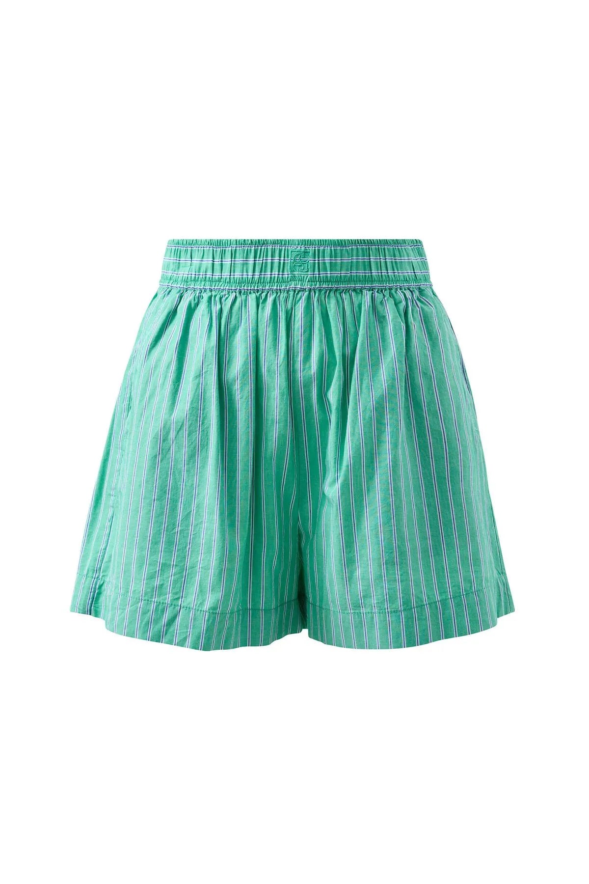 Ceres Life Mila Short, Zesty Green Triple Stripe