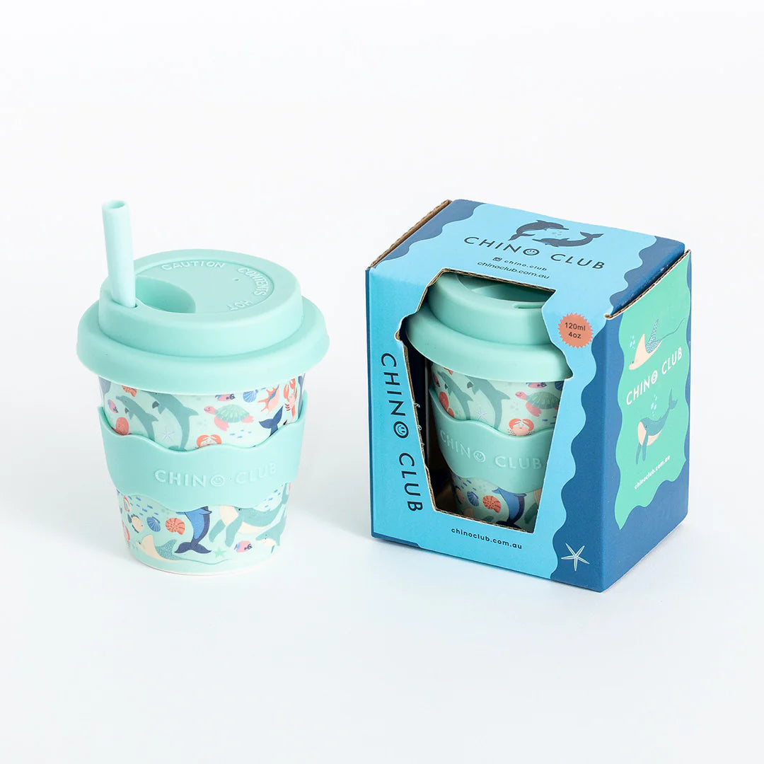 Chino Club 4oz Cup, Sea Creatures