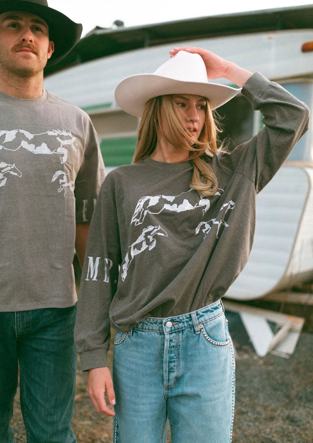 FAR MER. by Whitney Stampede Long Sleeve TShirt