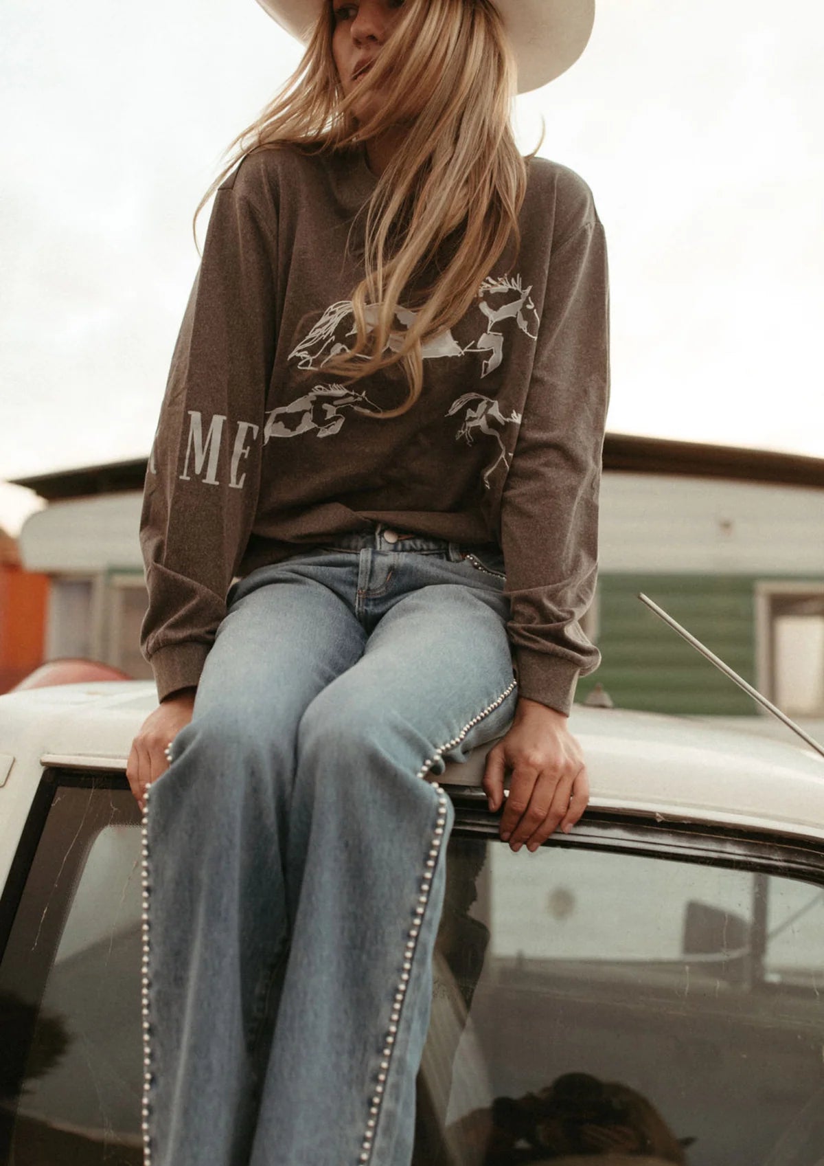 FAR MER. by Whitney Stampede Long Sleeve TShirt