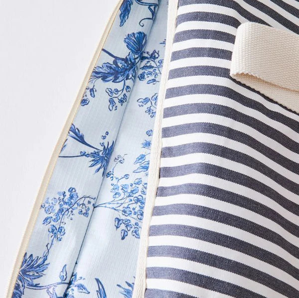 Business and Pleasure The Cooler Tote Bag, Lauren’s Navy Stripe