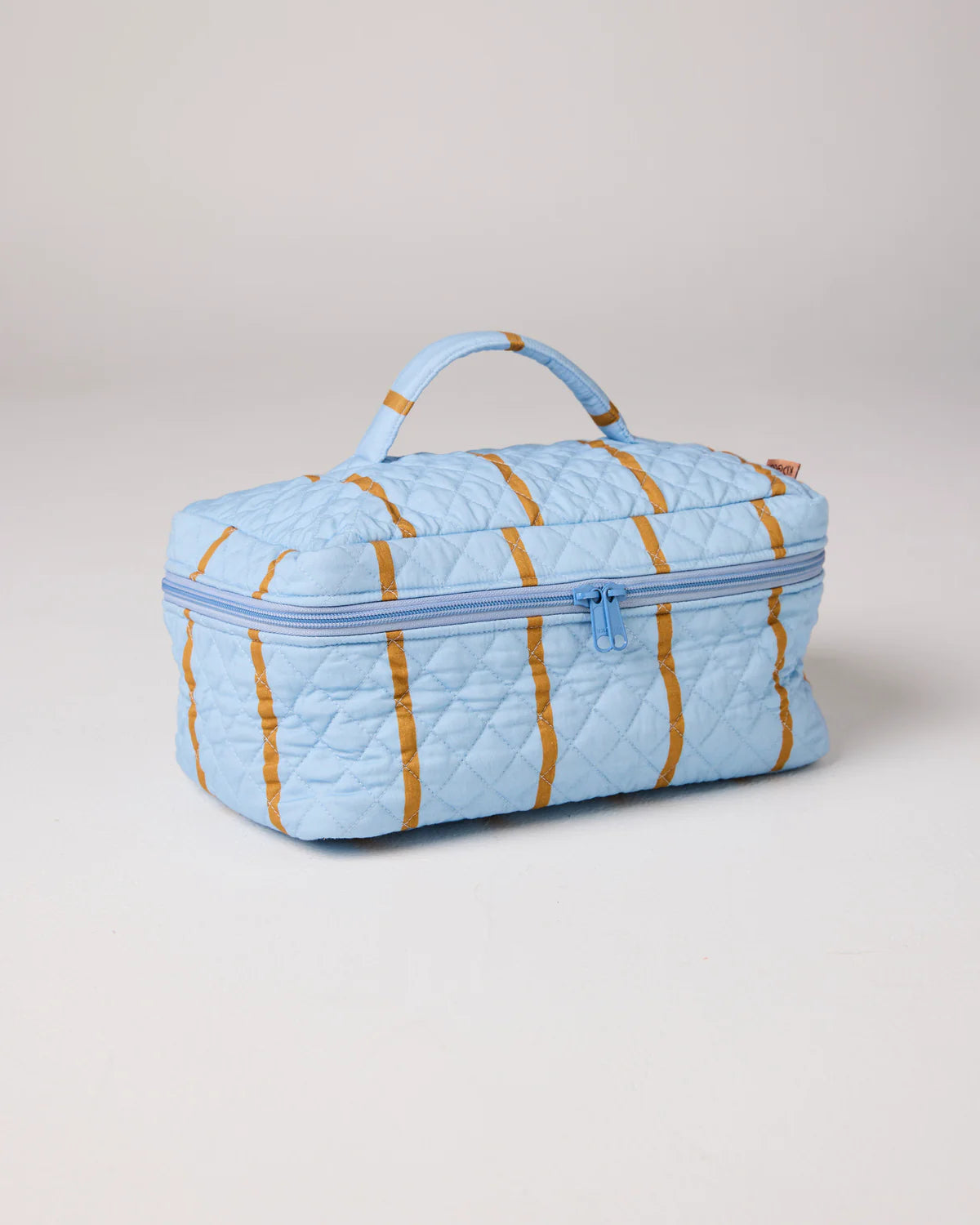 Kip & Co Quilted Cotton Toiletry Case, Cosmo Stripe