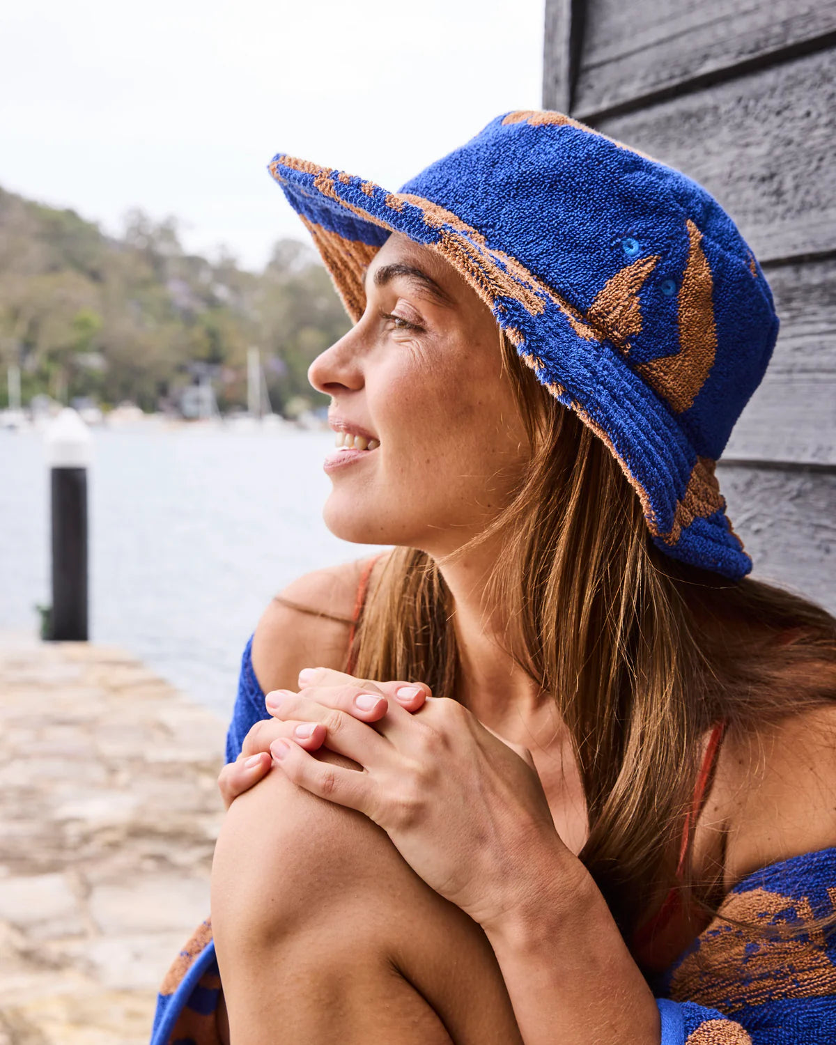 Kip & Co Terry Beach Hat, Sun Kissed