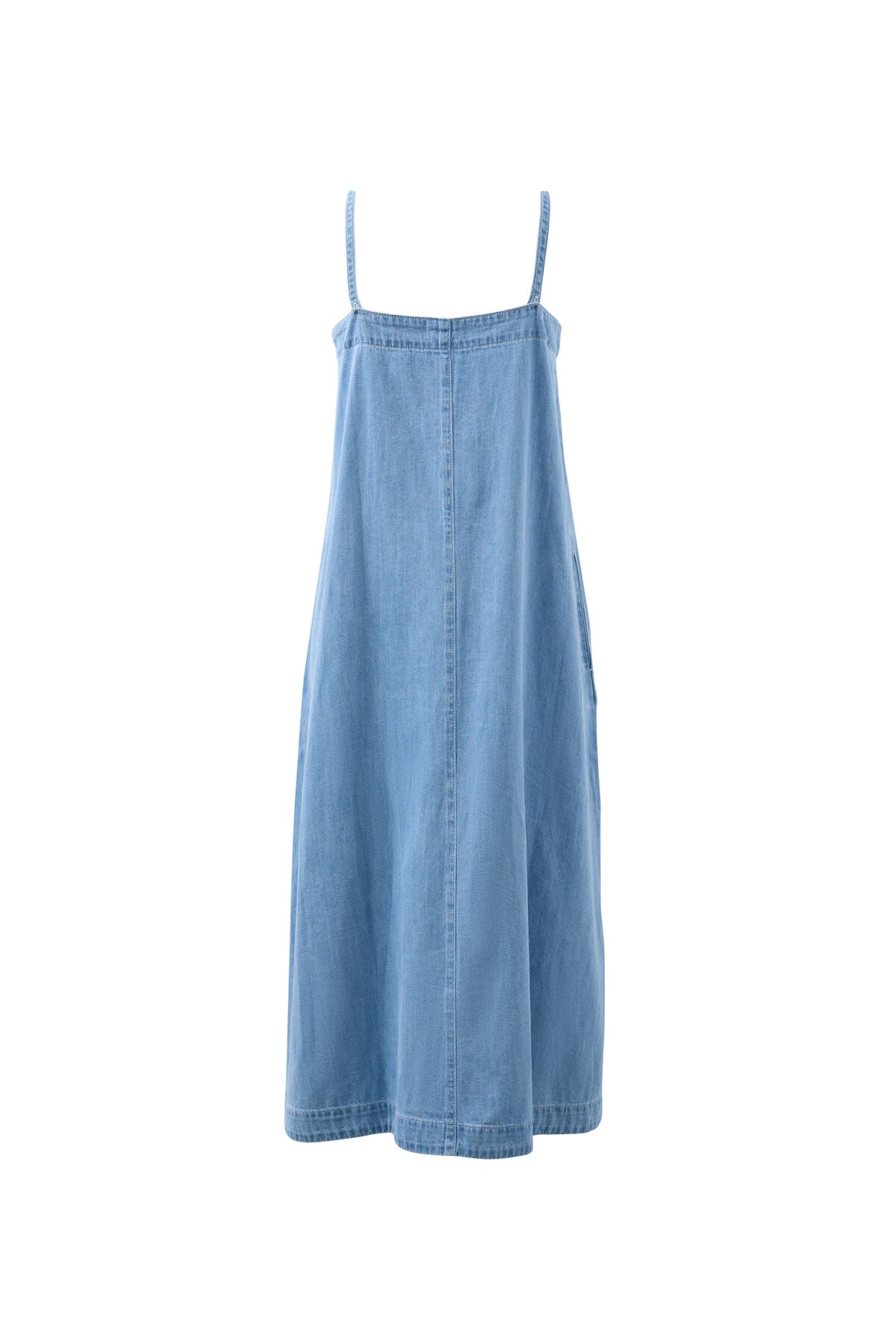 Ceres Remy Strappy Midi Dress, Vintage Blue