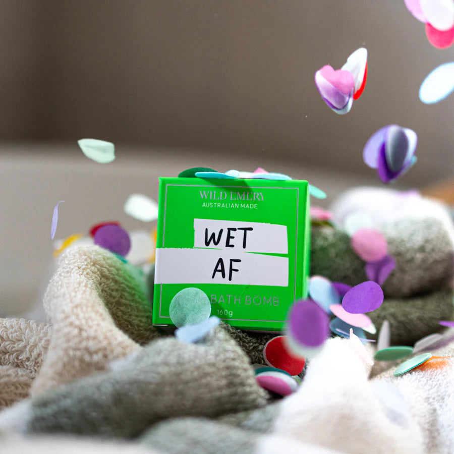 Wild Emery Bath Bomb, Wet AF