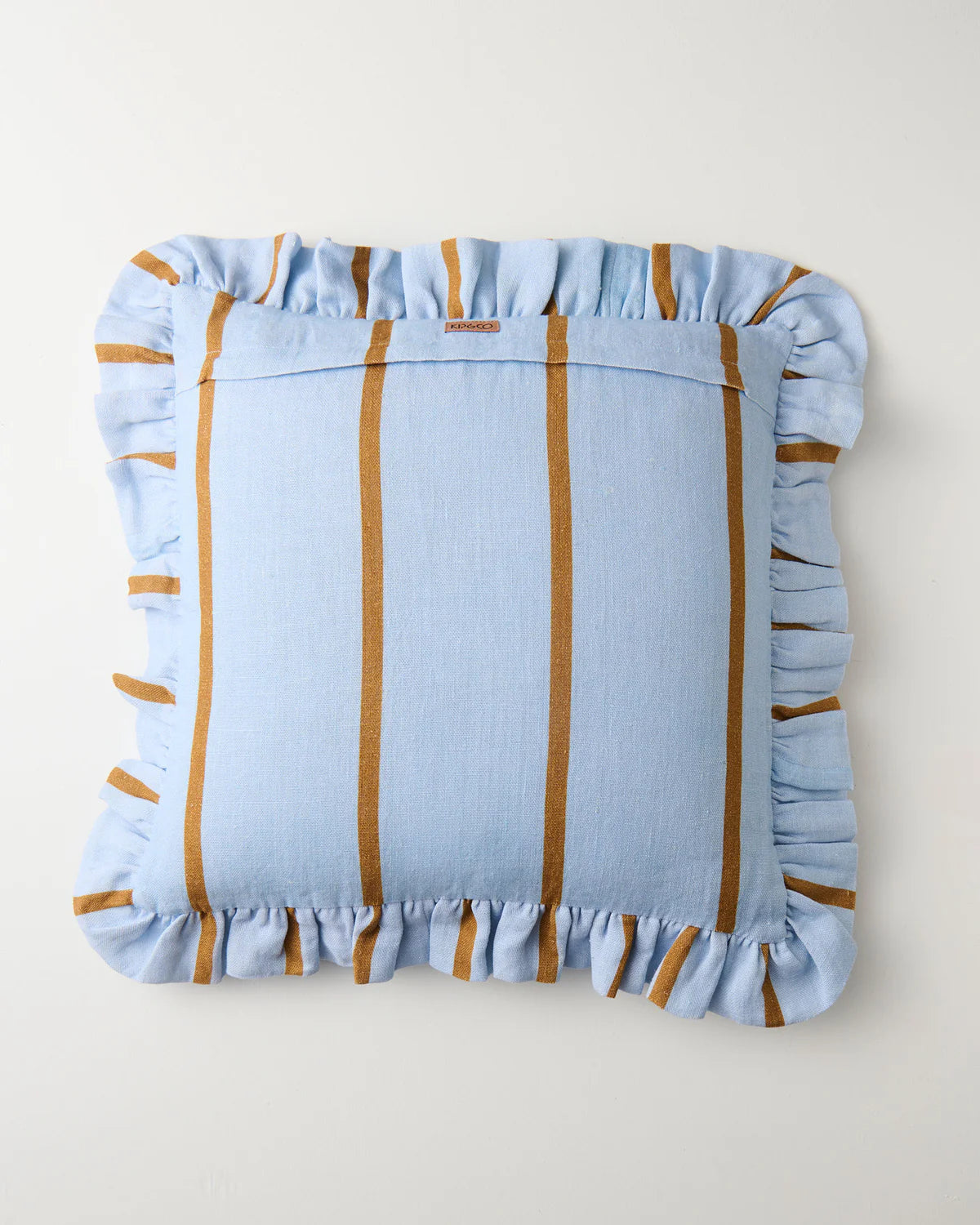 Kip & Co Frill Upholstery Cushion, Como Stripe