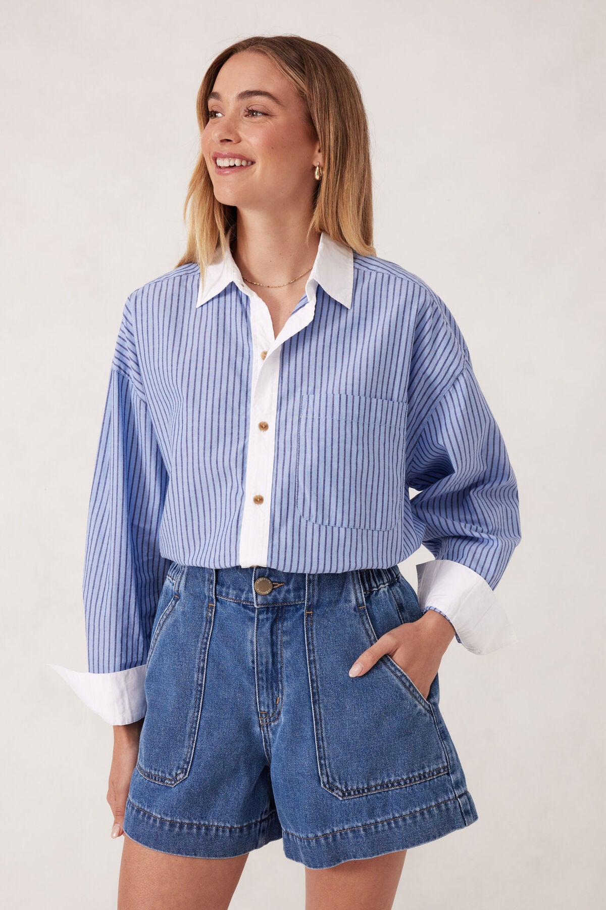 Ceres Life Weekender Short, Fresh Indigo