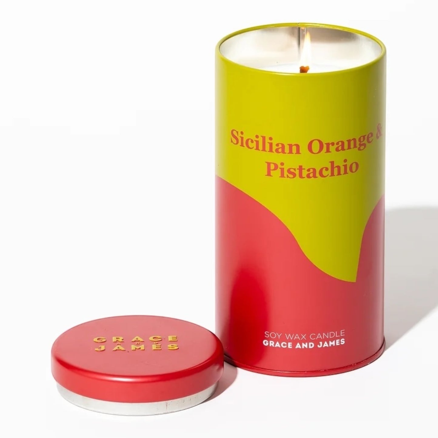 Grace and James Bloom Collection 70hr Candle, Sicilian Orange & Pistachio