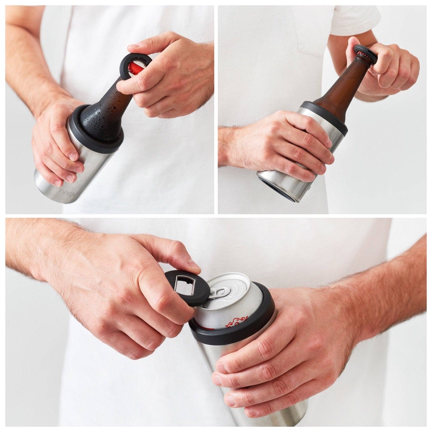 Huski Beer Cooler 2.0, Black