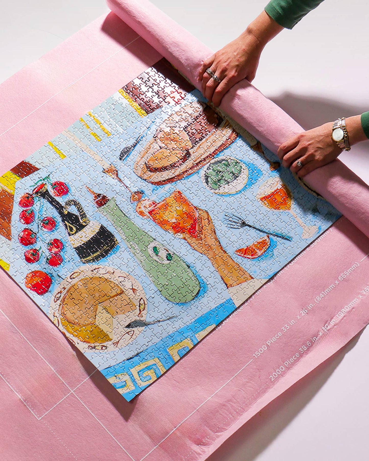 Journey Of Something Jigsaw Puzzle Felt Roll