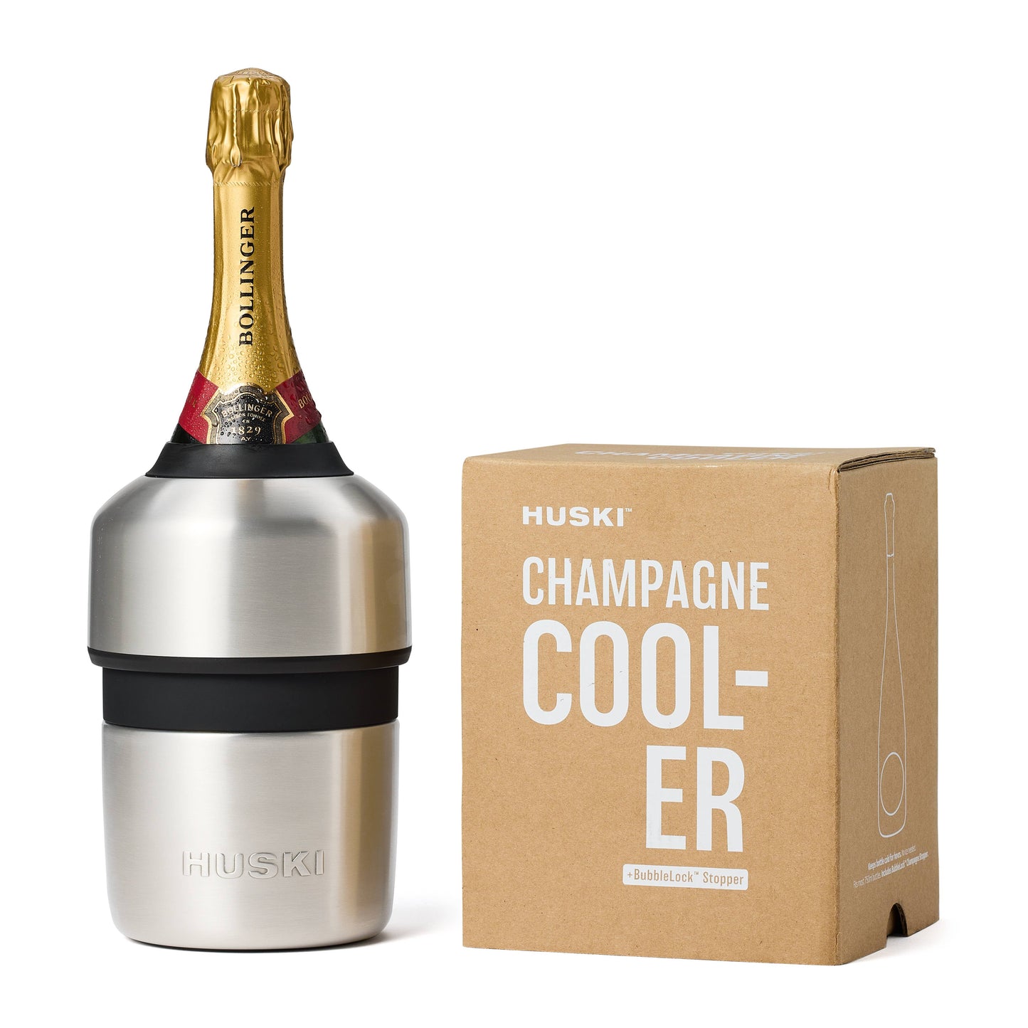 Huski Champagne Cooler, Brushed Stainless