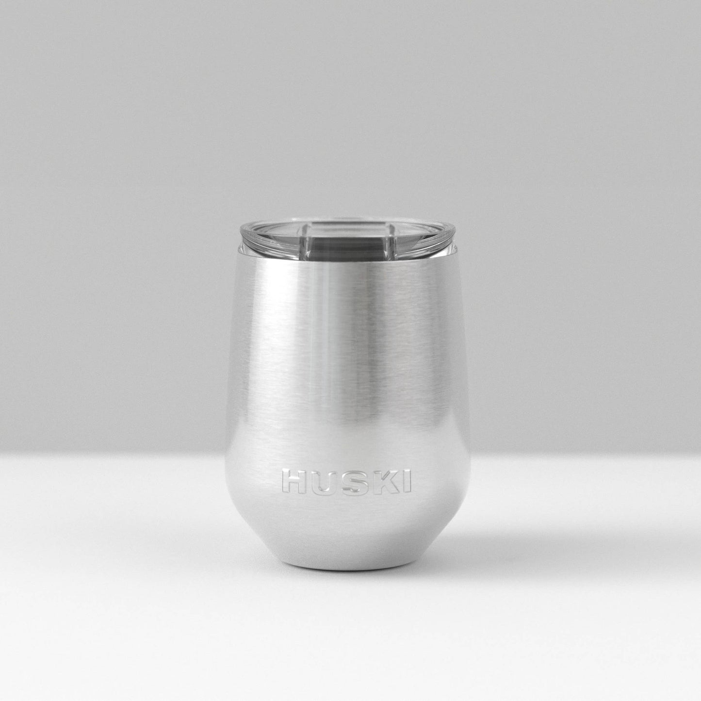 Huski Wine Tumbler 2.0, Brushed Stainless