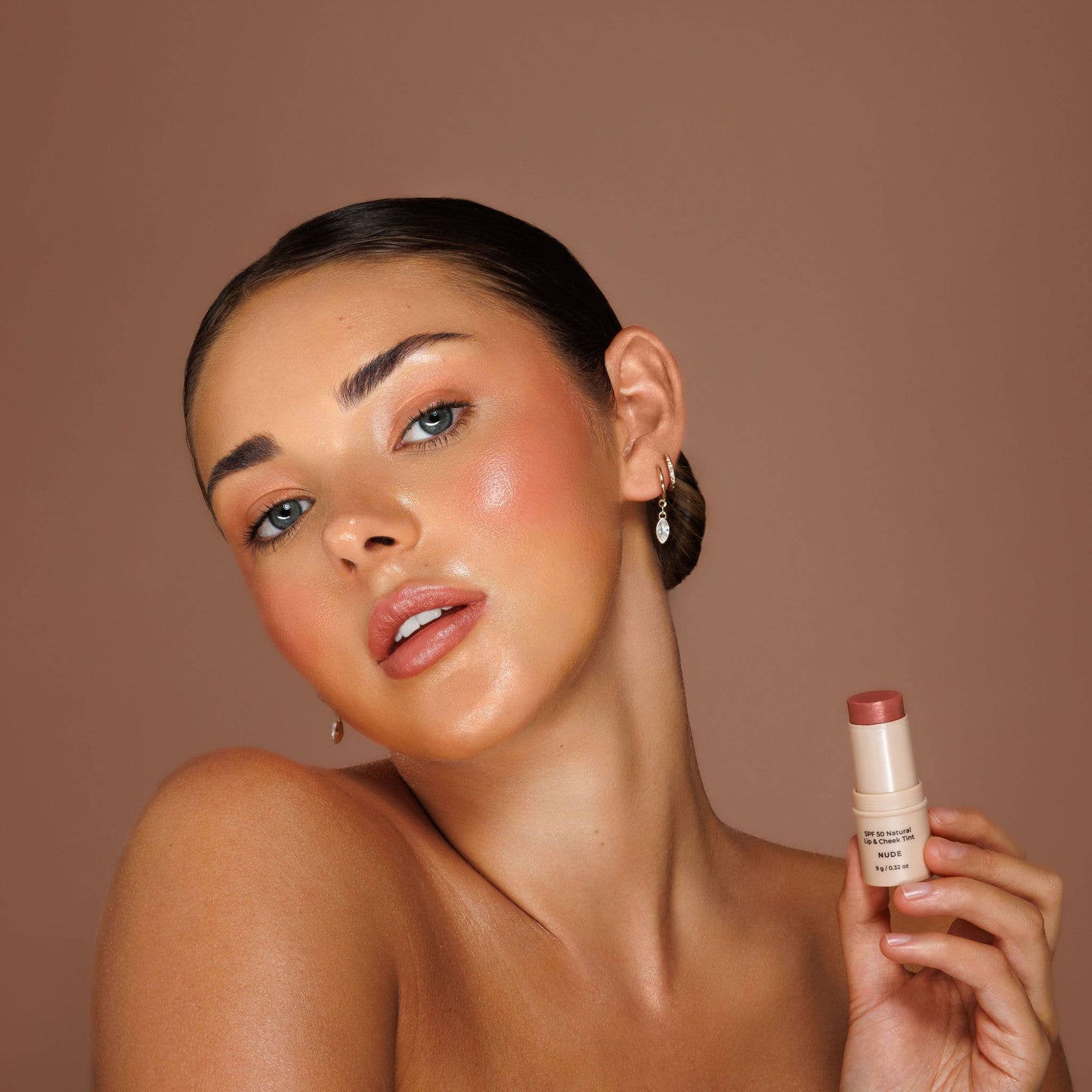Avocado Zinc SPF 50 Natural Lip & Cheek Tint, Nude