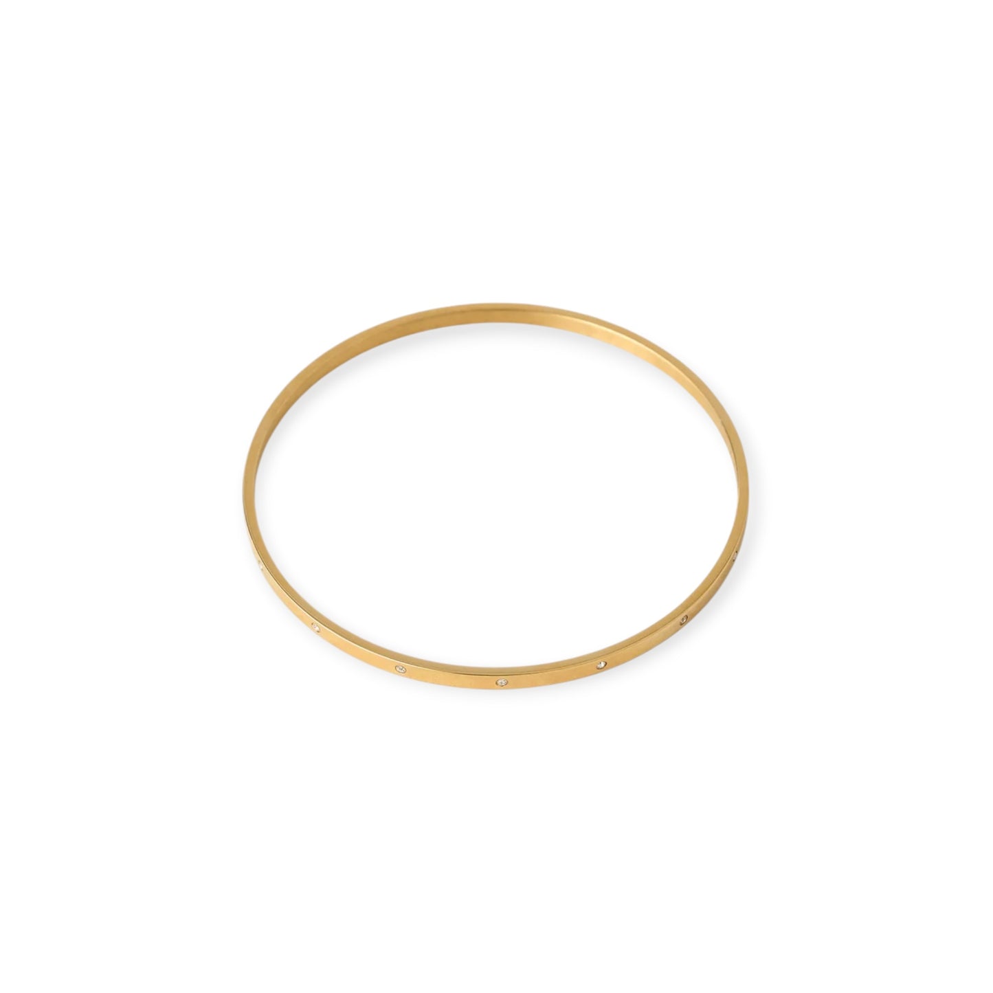Arms Of Eve Large Kelly Bangle, Gold