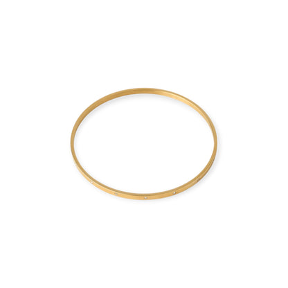 Arms Of Eve Large Kelly Bangle, Gold
