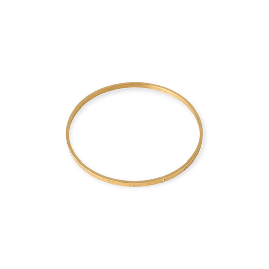 Arms Of Eve Large Kelly Bangle, Gold