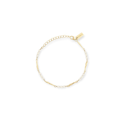 ToniMay Aphrodite Pearl Bracelet, Gold