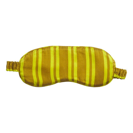 Sage & Clare Taylor Silk Eye Mask, Olive