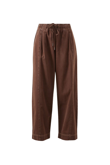 Ceres Life Jessie Barrel Pant, Chocolate