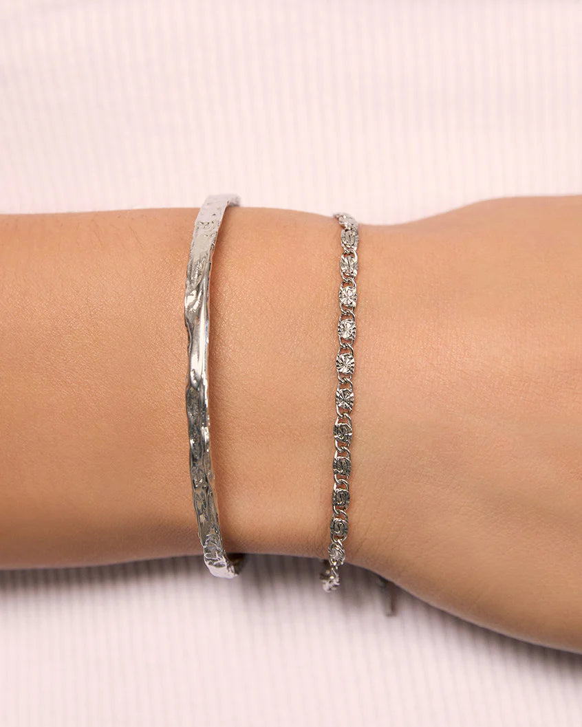 Arms Of Eve Dragon Bracelet, Silver