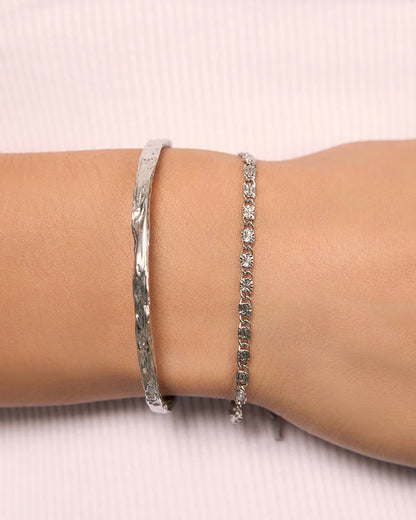 Arms Of Eve Dragon Bracelet, Silver