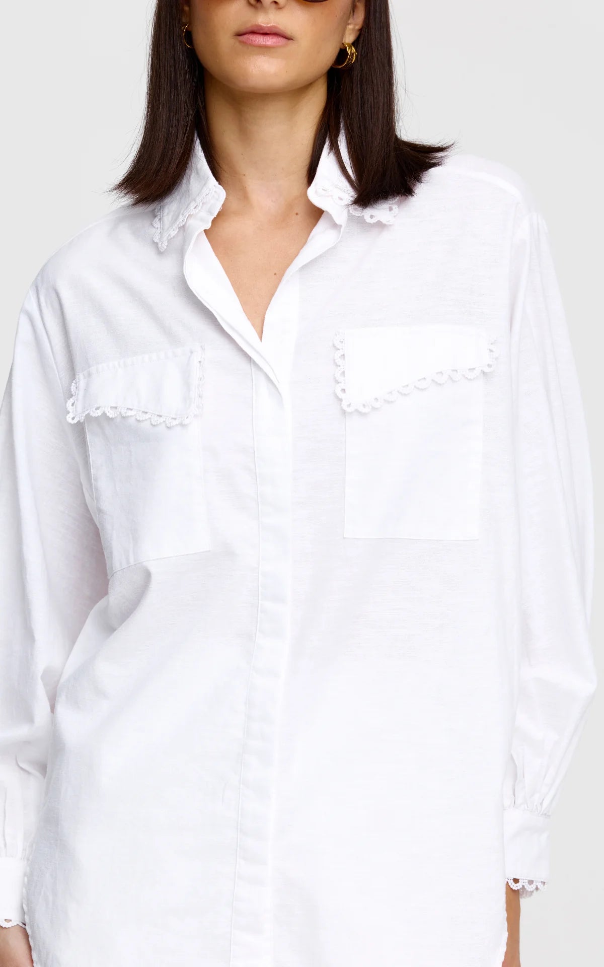 Kinney Laurel Shirt, Ivory