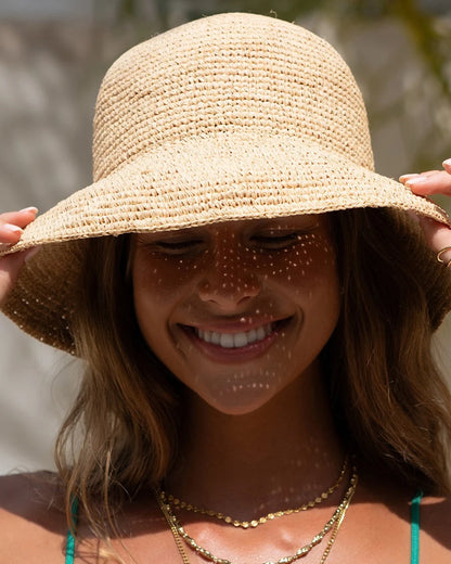 Arms Of Eve Mirabel Bucket Hat, Light Natural