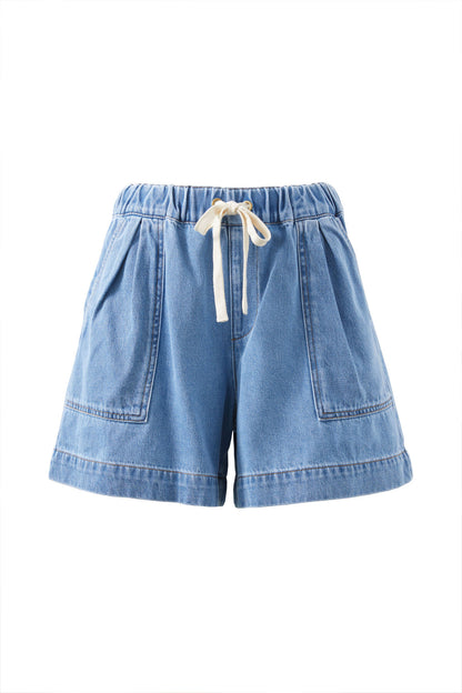 Ceres Life Relaxed Everyday Short, Mid Blue Wash