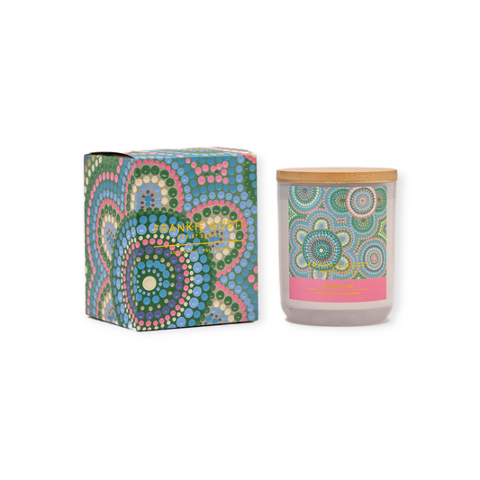 Frankie Gusti Artist Series by Lou Martin Desert Rose Soy Wax Candle