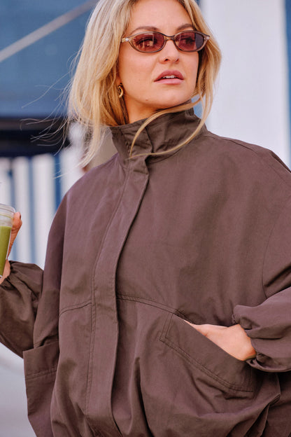 Ceres Life Gwen Bubble Jacket, Brunette